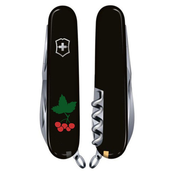 Ніж Victorinox Spartan Ukraine Black Калина (1.3603.3_T1350u)