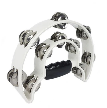 Тамбурин в форме полумесяца Alice ATB002 White