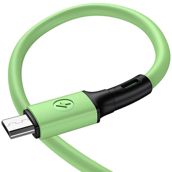 Kabel Usams U52 micro-USB 2A Fast Charge 1m Zielony (6958444989013)