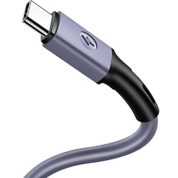 Кабель Usams U52 USB Typ-C 2A Fast Charge 1м Пурпурний (6958444989075)