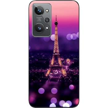 Силиконовый чехол SMTT для Realme GT2 с картинкой Париж ночью