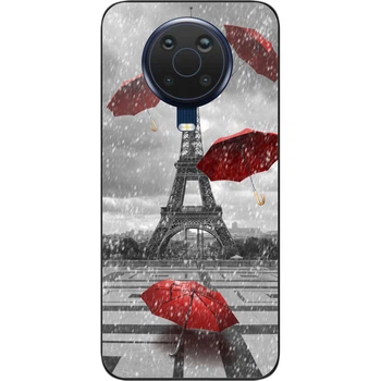 Бампер силиконовый чехол SMTT для Nokia G20 / G10 с картинкой Париж