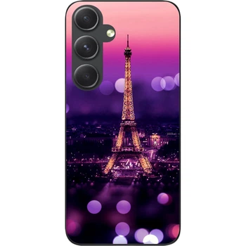 Силиконовый чехол SMTT для Samsung Galaxy A54 5G с картинкой Париж ночью