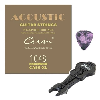 Струни Civin CA90 M Phosphor Bronze 12/53 + пристрій для виймання шпильок