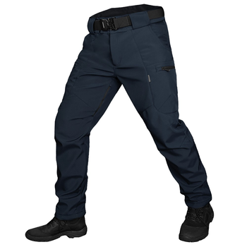 Тактические зимние штаны Camotec SoftShell Vent Темно-синие 3XL