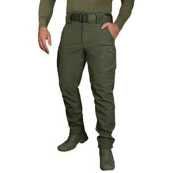 Тактичні зимові штани Camotec SoftShell Vent Олива 3XL