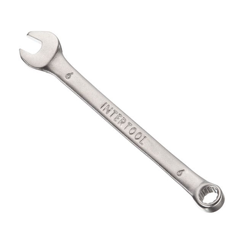 Ключ комбінований 6 мм INTERTOOL HT-1206