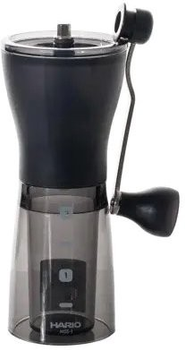 Кавомолка ручна Hario Mini Mill Slim+Plus оновлена MSS-1DTB