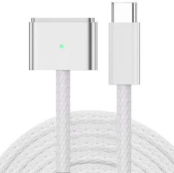 Кабель Type-C - MagSafe 3 140W/100W/65W 2 метри Білий (TCMS32M-W)