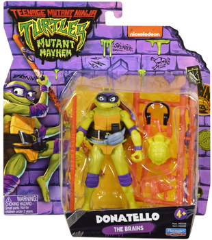 Figurka TMNT Mutant Mayhem Wojownicze Żołwie Ninja Donatello (43377832829)