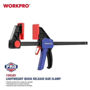 Струбцина быстрозажимная WORKPRO 300 мм PRO WP232036