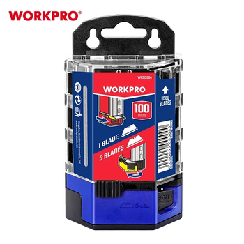 Лезвие трапециевидное для ножа WORKPRO (100 ед.) SK2 PRO WP213004
