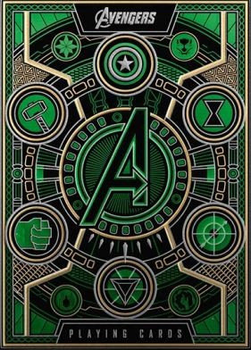 Karty do gry Bicycle Avengers talia zielona (5903076510457)