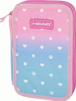 Пенал подвійний AC2 Pastel love 21x14.5x4см рожевий Head