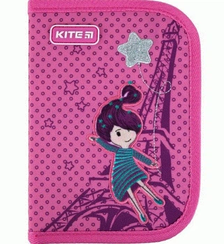 Пенал без наповнення French dreams 19,5x13x3,7 см 1 відділення, 2 відвороти Kite