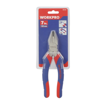 Плоскогубцы WORKPRO 180 мм Ni-Fe PRO W031091