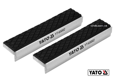 Сменные губки для тисков YATO 125 х 30 х 10 мм (YT-65002)