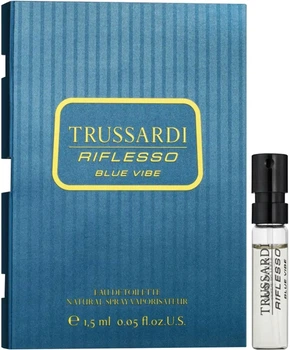 Туалетна вода для чоловіків Trussardi Riflesso Blue Vibe 1.5 мл (8011530847197)