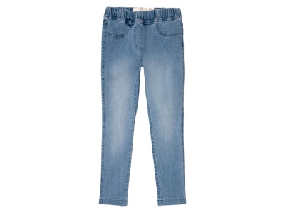 Джеггинсы Skinny на резинке с карманами для девочки Pepperts LYCRA® 377507 134 см (8-9 years) Голубой