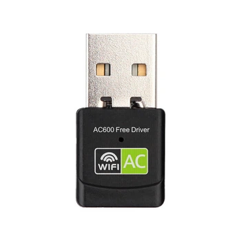 Wi-Fi адаптер дводіапазонний 5 Ghz і 2.4 Ghz AC600 Free driver (88031)