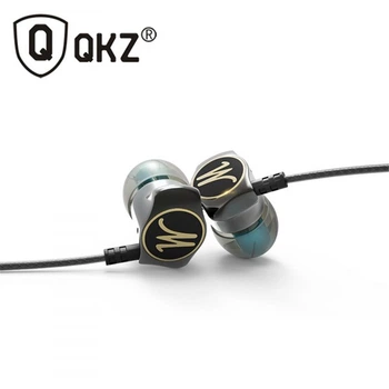Наушники проводные QKZ DM7 с микрофоном (1019)