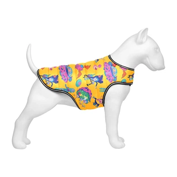 Курточка-накидка для собак WAUDOG Clothes малюнок Рік та Морті 3 XL А 47 см B 68-80 см С 42-52 см