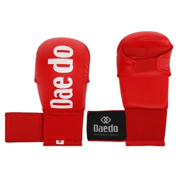 Перчатки для карате накладки для карате Daedo KM600 размер S Red