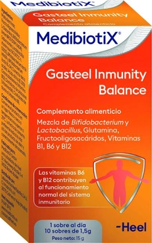 Натуральна харчова добавка Heel Gasteel Inmunity Balance 10 саше (8429949194793)