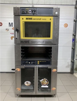 Хлебопечь конвекционная MIWE aeromat с пароувлажнением двухкамерная на 8 уровней 60 х 40 см Б/У