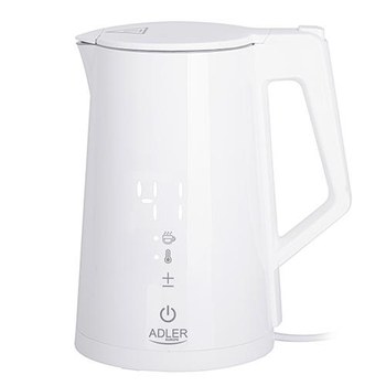 Електрочайник з регулюванням температури Adler AD 1345 LED 1,7л 40-100C білий