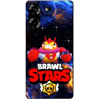 Чохол силіконовий бампер Candy для Tecno Pova 5 з Героєм Космічний Brawl Stars Бравл Старс Тік
