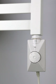 Тэн Hottech Volcano 900W с системой защиты работы без жидкости, с термостатом для полотенцесушителей, белый (VCN900W)