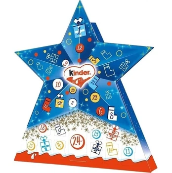 Адвент календарь Звезда Kinder Star ADVENT Молочный шоколад 149 g