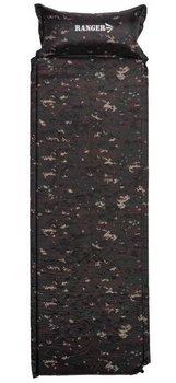 Надувний килимок для походів туризму кемпінгу відпочинку на природі 3х195х60 см (475440-Prob) Камуфляж