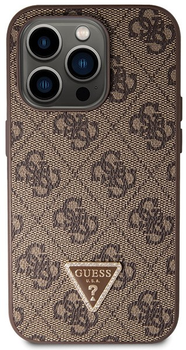 Панель Guess Crossbody Metal Logo для Apple iPhone 14 Pro Max Коричневий (3666339146931)