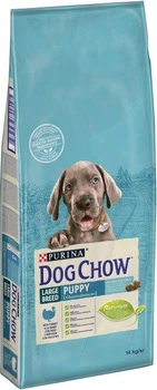 Корм Purina Dog Chow Puppy Large Breed для щенят великих порід з індичкою 14 кг
