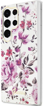 Панель Guess Flower Collection для Samsung Galaxy S23 Ultra Білий (3666339117306)
