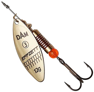 Блесна DAM Effzett Predator Spinner 7 г Gold (60581)
