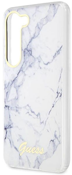 Панель Guess Marble для Samsung Galaxy S23 Plus Білий (3666339117412)
