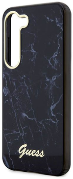 Панель Guess Marble для Samsung Galaxy S23 Чорний (3666339117375)