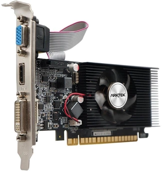 Видеокарта Arktek PCI-Ex GeForce GT 610 Low Profile 2GB GDDR3 (64bit) (810/1333) (VGA, DVI, HDMI) (AKN610D3S2GL1)