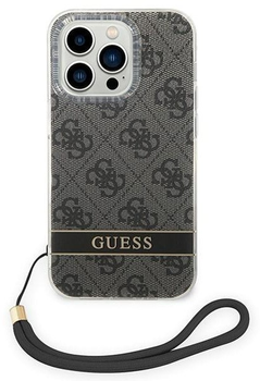 Панель Guess 4G Print Strap для Apple iPhone 14 Pro Max Чорний (3666339093822)