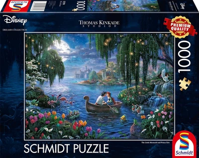 Пазл Schmidt Thomas Kinkade Disney The Little Mermaid Ariel and Prince Eric Русалочка и принц Эрик 1000 шт. (57370)