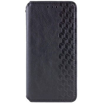 Кожаный чехол-книжка GETMAN Cubic (PU) для Google Pixel 6 Черный
