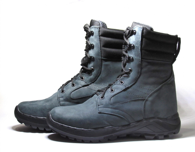 Берцы зимние с мембранным утеплителем до -20'С, обувь для военных, Нацгвардии, полиции KROK BЗ4, 44 размер, черные, 01.44