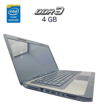 Ноутбук Б-клас HP 630 / 15.6" (1366x768) TN / Intel Pentium B950 (2 ядра по 2.1 GHz) / 4 GB DDR3 / 240 GB SSD / Intel HD Graphics / WebCam б/в