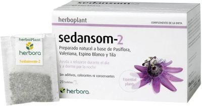 Трав'яний чай Herbora Sedansom 2 Herboplant 20 шт (8426494021048)