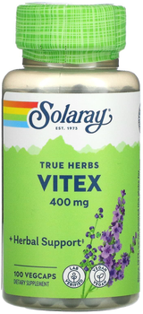 Натуральная пищевая добавка Solaray Vitex 60 капсул (0076280678703)
