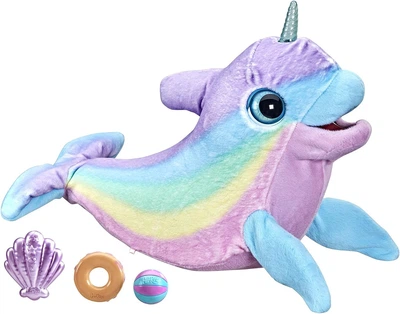 Интерактивная игрушка радужный нарвал Вэйви FurReal Wavy The Narwhal