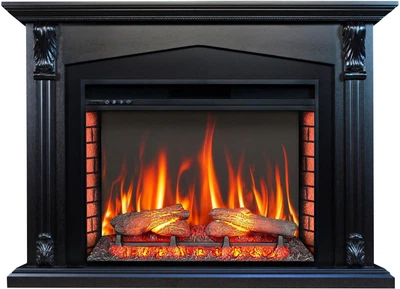 Каминокомплект ArtiFlame Praga венге с 3D эффектом пламени и обогревом (PRAGA AF33 W)